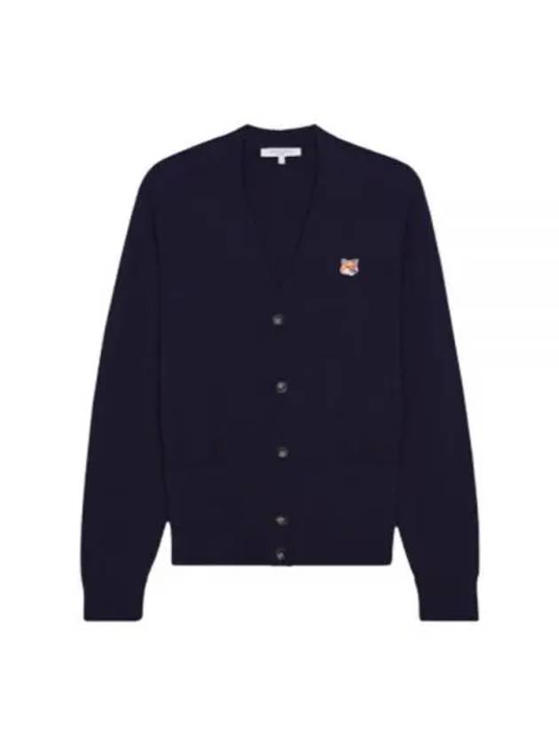 Fox Head Patch Classic Cardigan Navy - MAISON KITSUNE - BALAAN 1