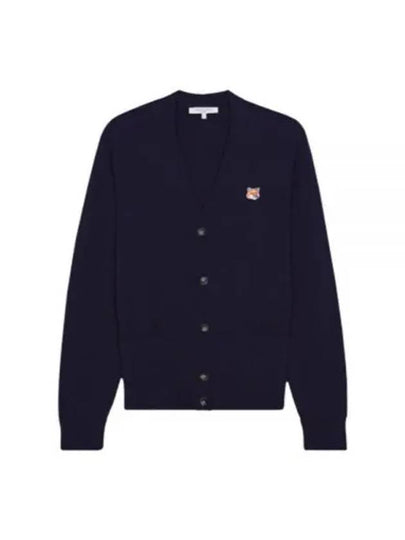 Fox Head Patch Classic Cardigan Navy - MAISON KITSUNE - BALAAN 2