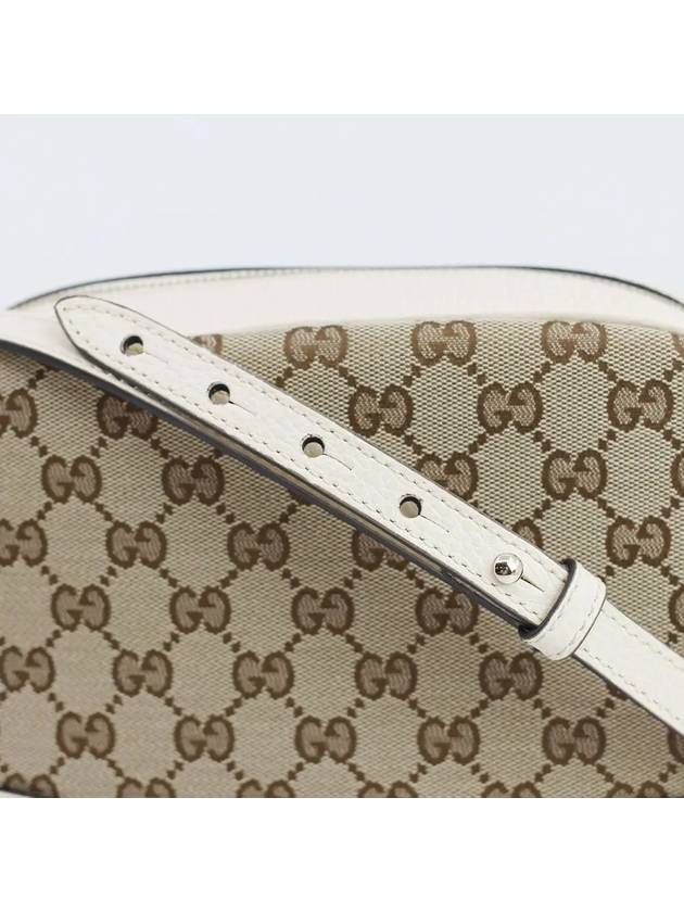 GG Disco Canvas Cross Bag Brown - GUCCI - BALAAN 5