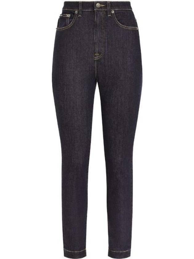 Women's Grace Stretch Denim Skinny Jeans Deep Blue - DOLCE&GABBANA - BALAAN 1