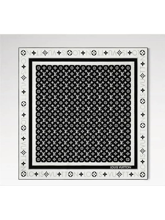 Monogram Infinity Square 90 Bandeau Scarf M79893 - LOUIS VUITTON - BALAAN 1
