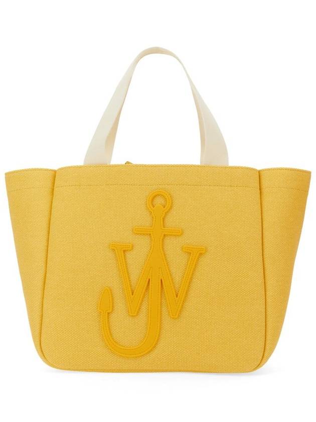 Logo Patch Top Handle Tote Bag Yellow - JW ANDERSON - BALAAN 2