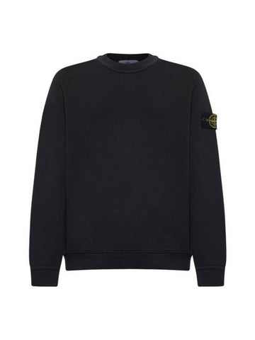 Compass Badge Sweatshirt Black - STONE ISLAND - BALAAN 1