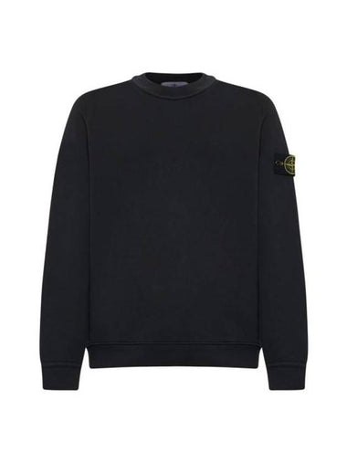 Compass Badge Sweatshirt Black - STONE ISLAND - BALAAN 1