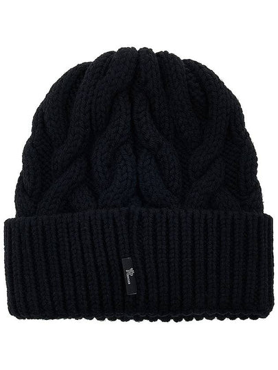 Grenoble Logo Patch Beanie 3B00014 M1172 999 - MONCLER - BALAAN 2