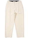 Band Tapered Pants IVORY WOMAN - MALBON GOLF - BALAAN 1