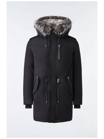 Men's Moritz MORITZ Fur Line Twill Parka Black - MACKAGE - BALAAN 2