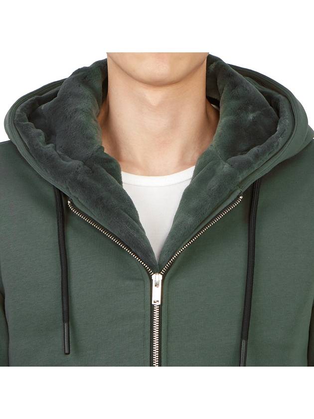 Classic Bunny Zip Up Hoodie Forest Hill Lining Forest Hill - MOOSE KNUCKLES - BALAAN 9