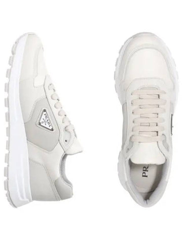 Nubuck and Nylon High Top Sneakers Men s Athletic Shoes - PRADA - BALAAN 1