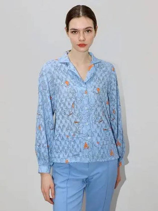 Puppy Blouse Blue - DAMAGE MNEMONIC - BALAAN 2