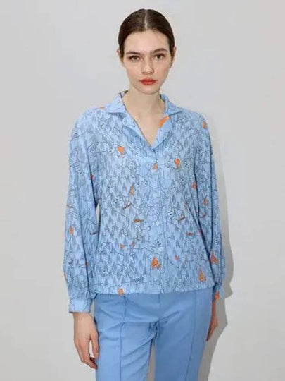 Puppy Blouse Blue - DAMAGE MNEMONIC - BALAAN 2