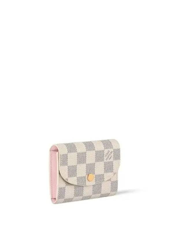 Rosalie Damier Azur Coin Purse Rose Ballerine - LOUIS VUITTON - BALAAN 3