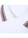 Collar Detail Polo Shirt White - BURBERRY - BALAAN 5