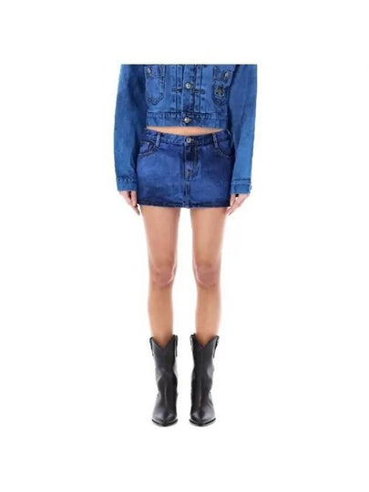 Foam Short H-Line Skirt Blue - VIVIENNE WESTWOOD - BALAAN 2