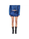 Foam Short H-Line Skirt Blue - VIVIENNE WESTWOOD - BALAAN 2