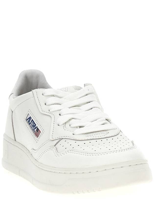 Medalist Logo Patch Low Top Sneakers White - AUTRY - BALAAN 3