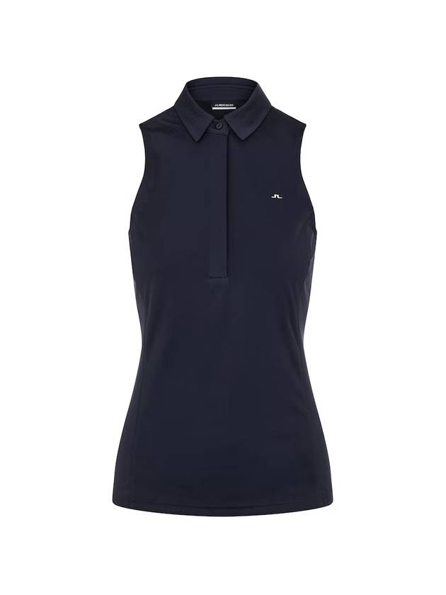 Women's Dena TX Golf Polo Sleeveless Navy - J.LINDEBERG - BALAAN 1