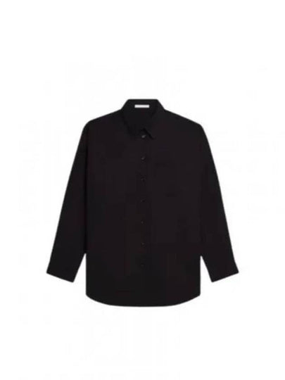 Cotton Button Up Shirt Black - HELMUT LANG - BALAAN 2