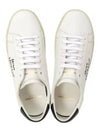 Court Classic Black Tab Low Top Sneakers White - SAINT LAURENT - BALAAN 2