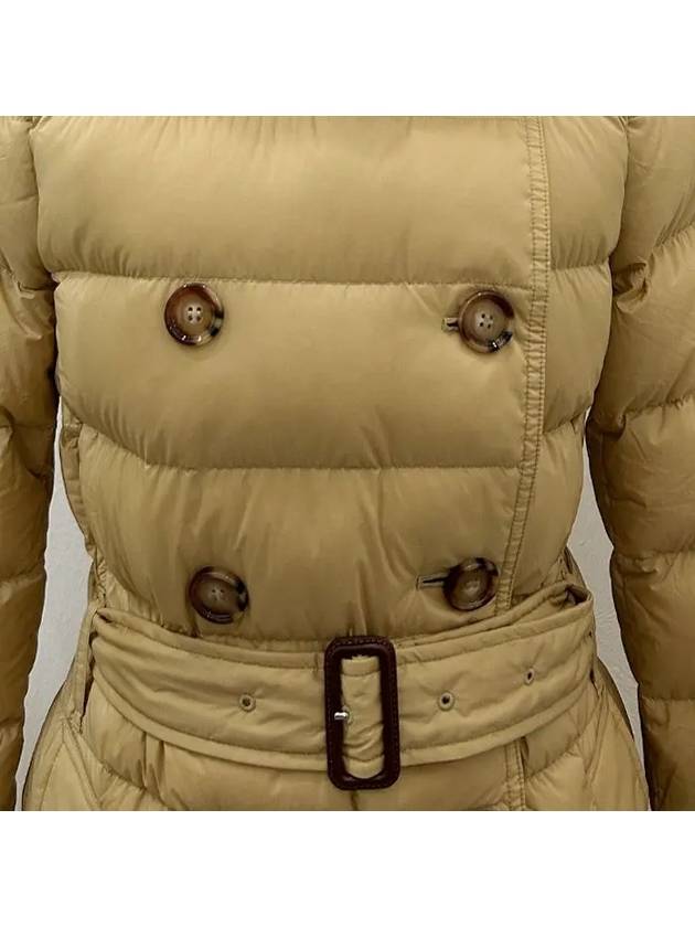 Arniston Long Down Padded Jacket Beige - BURBERRY - BALAAN 8