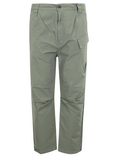 Flat Nylon Regular Utility Straight Pants Green - CP COMPANY - BALAAN 1