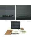 Check Polyurethane Bifold Wallet Black - BURBERRY - BALAAN 6