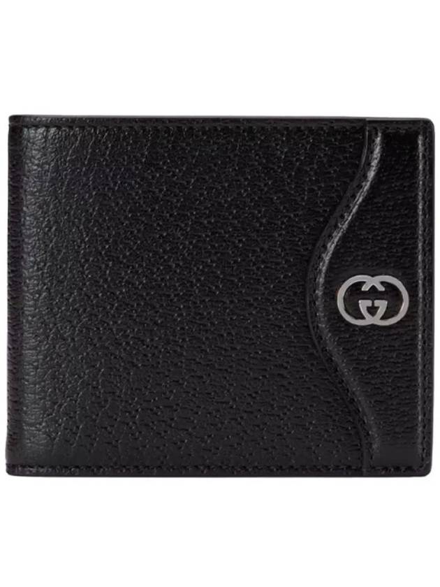 Men's Interlocking G Logo Leather Bicycle Wallet Black - GUCCI - BALAAN 2