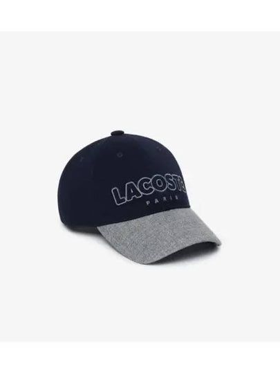 Woolmix Color Block Baseball Cap Navy - LACOSTE - BALAAN 2