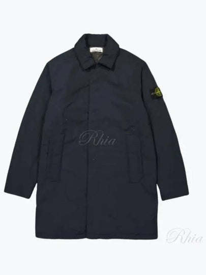 Micro Twill Single Coat Navy - STONE ISLAND - BALAAN 2