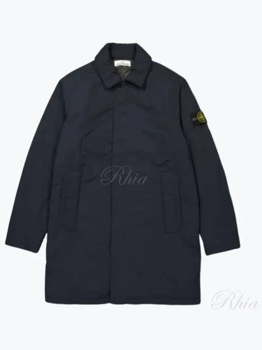 Polyester Micro Twill Jacket Navy - STONE ISLAND - BALAAN 2