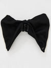 Satin Pearl Trim Ribbon Hair Pin Black - SORRY TOO MUCH LOVE - BALAAN 5