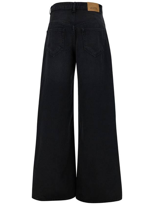 Lemony Wide Jeans Black - ISABEL MARANT - BALAAN 3