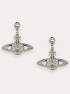 Mini Bas Relief Drop Earrings Silver - VIVIENNE WESTWOOD - BALAAN 2