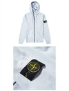 Wappen Logo Zip Up Hoodie Sky - STONE ISLAND - BALAAN 5