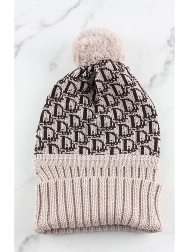 Oblique pattern beanie - DIOR - BALAAN 2