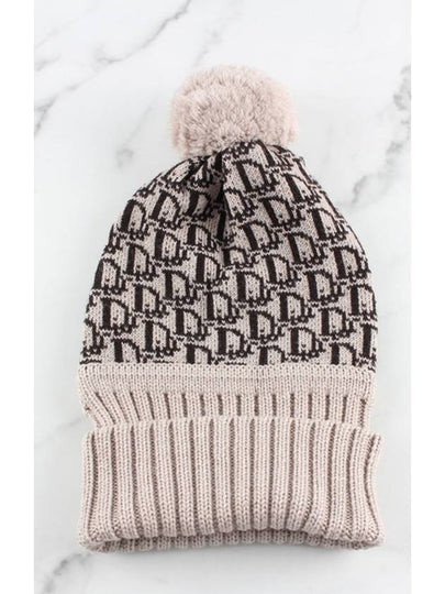 Oblique pattern beanie - DIOR - BALAAN 2