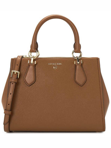 Marilyn Medium Satchel Crossbody 30S2G6AS2L LUGGAGE Women's Clutch Pouch Bag - MICHAEL KORS - BALAAN 1