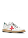 Ball Star Low Top Sneakers Red White - GOLDEN GOOSE - BALAAN 5