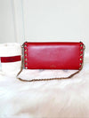 Daol Beomeo Branch Rockstud WOC Chain Wallet Red B - VALENTINO - BALAAN 1