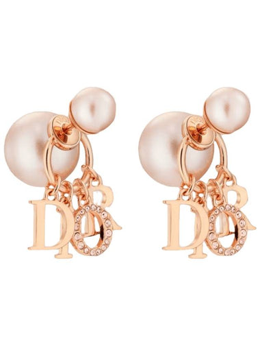 Tribales Clip Pearl Earrings Pink - DIOR - BALAAN 1