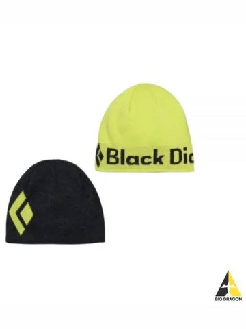 BLACK DIAMOND BD Reversible Beanie Lime Green Carbon AAAAP723053 - BLACKBROWN - BALAAN 1