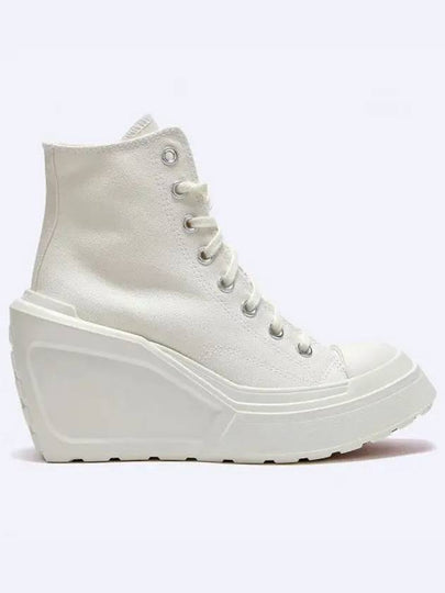 Chuck 70 De Luxe Wedge High Top Sneakers Egret - CONVERSE - BALAAN 2