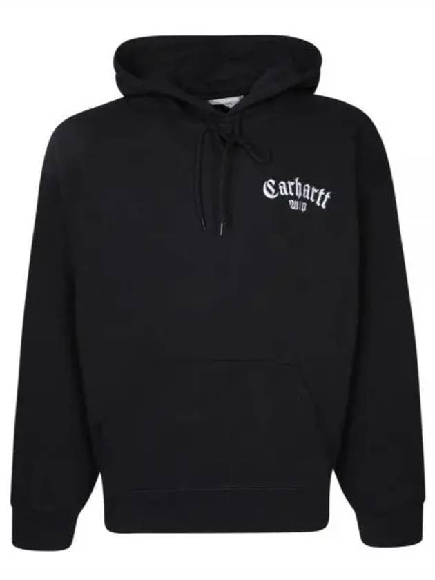 Onyx Script Hoodie Black - CARHARTT WIP - BALAAN 2