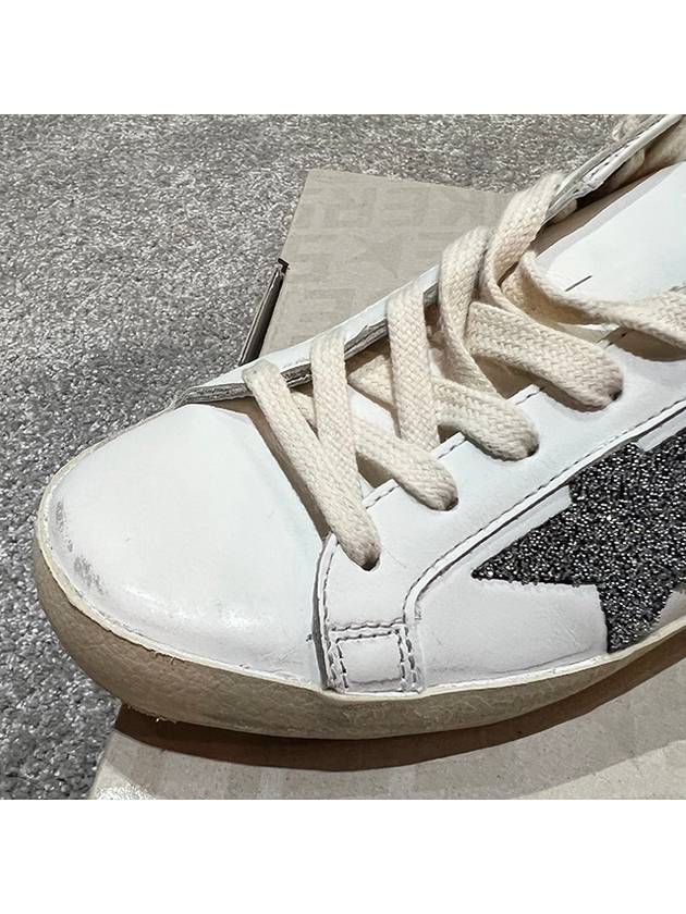 Superstar Glitter Low Top Sneakers White - GOLDEN GOOSE - BALAAN 7