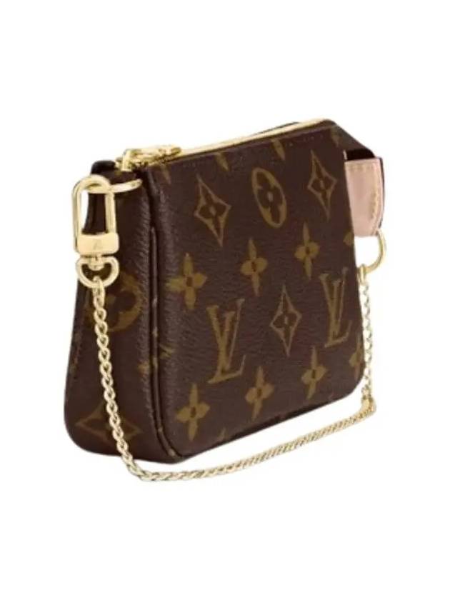 Monogram Mini Pochette Shoulder Bag Brown - LOUIS VUITTON - BALAAN 3