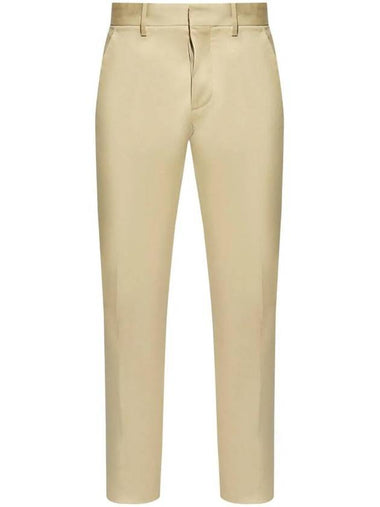 Guy straight pants beige - DSQUARED2 - BALAAN 1