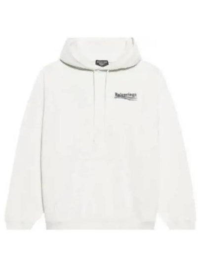 Political Campaign Medium Fit Hoodie White - BALENCIAGA - BALAAN 2