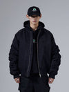 Overfit Nylon Bomber Jacket Black - UNNORM IS DEAD - BALAAN 2