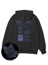 Fly Blue Overfit Hoodie Black - MONSTER REPUBLIC - BALAAN 1