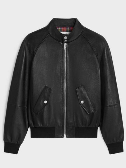 Zipper blouson leather jacket - CELINE - BALAAN 2